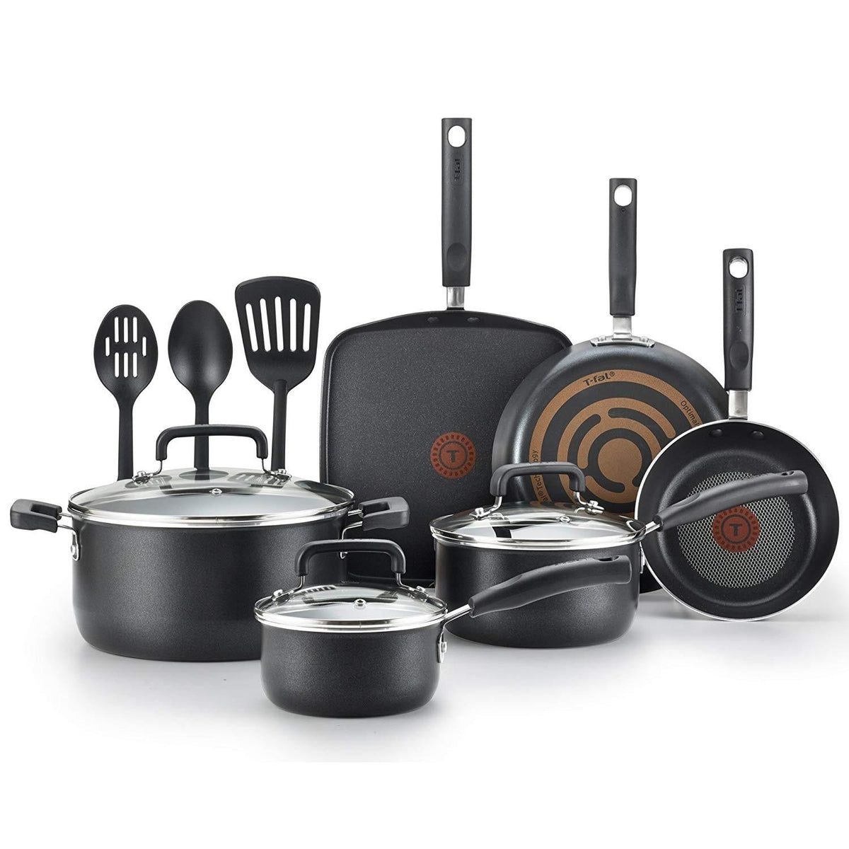 Lodge L6SPB41 6 Piece Seasoned Cast Iron Cookware Set w/ Pans & Accessories