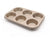 6 cup large muffin pan champagne gold