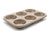 6 cup large muffin pan champagne gold