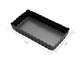 4.5” Black non-stick tart, pie, quiche tin with removable bottom