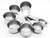 Stainless steel measuring cups and spoons set of 14