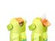 Zoku Kids Flip Straw Bottle Green Dino 400ml