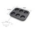 6 cup non-stick muffin pan