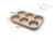 6 cup large muffin pan champagne gold