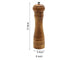 Salt & Pepper Grinder Natural Wood